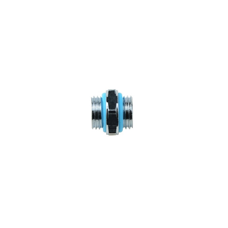 BXQINLENX Silver Chrome G1/4" Male to Male Fitting for Computer Water Cooling System Through joint straight joint(4 PCS) - Image 3